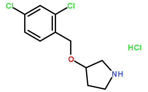 3-((2,4-二氯苄基)氧基)吡咯烷盐酸盐
