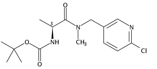 (S)-tert-Butyl (1-(((6-chloropyridin-3-yl)methyl)(methyl)amino)-1-oxopropan-2-yl)carbamate