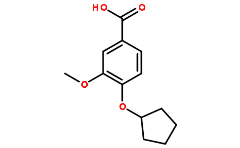 4-cyclopentyloxy-3-methoxybenzoic acid