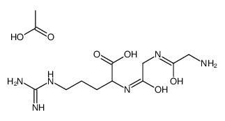 acetic acid,2-[[(2S)-2-[(2-aminoacetyl)amino]-5-(diaminomethylideneamino)pentanoyl]amino]acetic acid