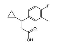 β-Cyclopropyl-4-fluoro-3-methylbenzenepropanoic acid