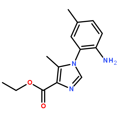 1-(2-氨基-5-甲基苯基)-5-甲基-1H-咪唑-4-羧酸乙酯