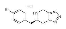 (R)-6-(4-Bromobenzyl)-4,5,6,7-tetrahydro-[1,2,3]triazolo[1,5-a]pyrazine hydrochloride