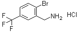 2-溴-5-(三氟甲基)苯甲胺鹽酸鹽