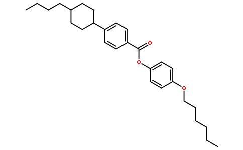 4-反式-(4-丁基環(huán)己基)苯甲酸對(duì)庚氧基苯酚酯