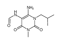 N-[4-amino-1-methyl-3-(2-methylpropyl)-2,6-dioxopyrimidin-5-yl]formamide