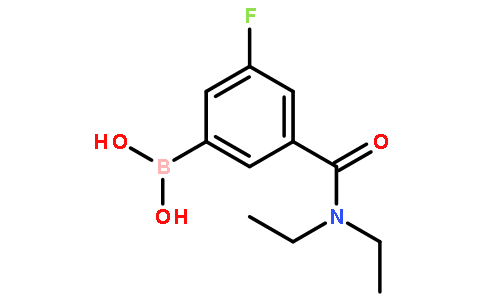 3-氟-5-(二乙基氨甲酰基)苯基硼酸