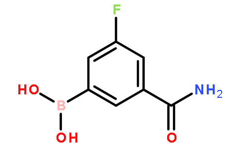 3-氨甲酰基-5-氟苯基硼酸