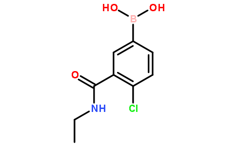 4-氯-3-(乙基氨甲酰基)苯基硼酸