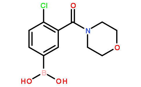 4-氯-3-(4-吗啉基羰基)苯硼酸
