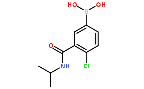 4-氯-3-(异丙基氨甲酰基)苯基硼酸