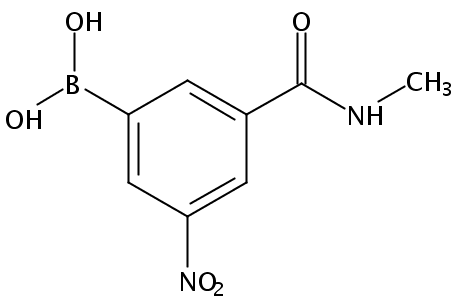 3-(甲基氨甲酰基)-5-硝基苯基硼酸
