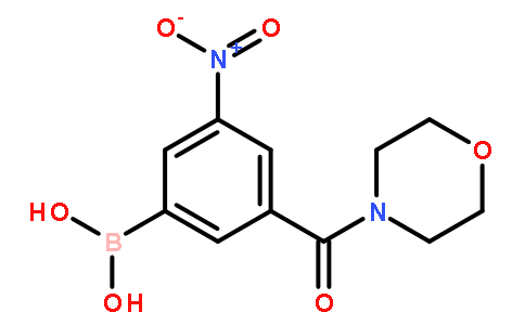 3-(吗啉-4-羰基)-5-硝基苯基硼酸