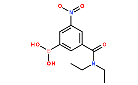 3-二乙基氨甲酰基-5-硝基苯硼酸