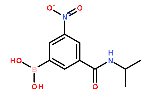 3-异丙基氨甲酰基-5-硝基苯硼酸