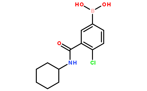 4-氯-3-(环己基氨甲酰基)苯硼酸