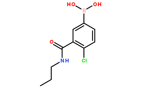 4-氯-3-(正丙基氨甲酰基)苯硼酸