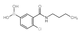 4-氯-3-(正丁基氨甲酰基)苯硼酸
