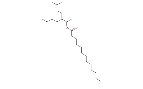 3-异戊基-6-甲基-2-庚基肉豆蔻酸