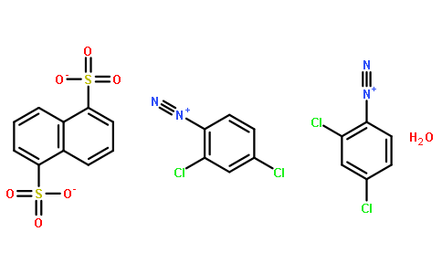 2,4-二氯重氮苯 1,5-萘二磺酸盐水合物