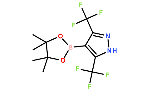 4-(4,4,5,5-tetramethyl-1,3,2-dioxaborolan-2-yl)-3,5-bis(trifluoromethyl)-1H-pyrazole