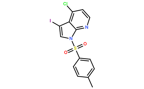4-氯-3-碘-1-[(4-甲基苯基)磺酰基]-1H-吡咯并[2,3-b]吡啶