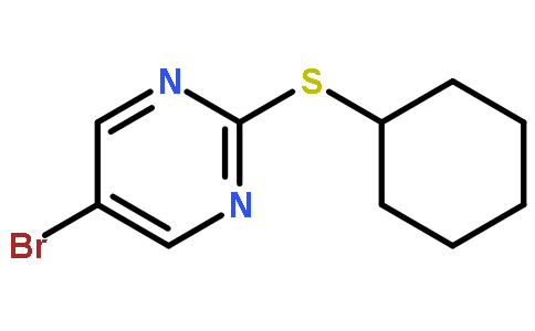 5-溴-2-(环己基硫代)嘧啶