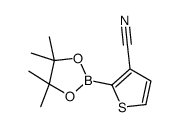 2-(4,4,5,5-tetramethyl-1,3,2-dioxaborolan-2-yl)thiophene-3-carbonitrile