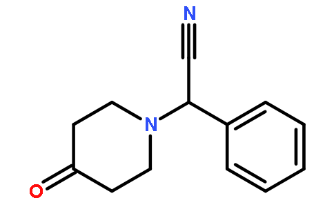 2-(4-氧代哌啶-1-基)-2-苯基乙腈