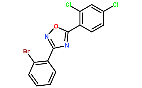 3-(2-溴苯基)-5-(2,4-二氯苯基)-1,2,4-噁二唑