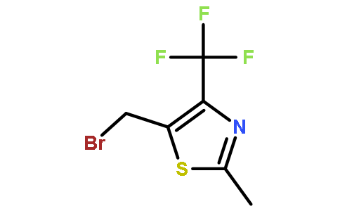 5-(溴甲基)-2-甲基-4-(三氟甲基)-1,3-噻唑