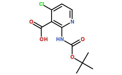 2-叔丁氧羰基氨基-4-氯烟酸