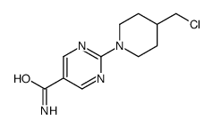 2-[4-(chloromethyl)piperidin-1-yl]pyrimidine-5-carboxamide