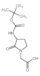 2-(3-(叔丁氧羰基氨基)-2-氧杂吡咯烷-1-基)乙酸