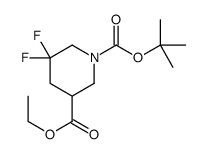 1-tert-butyl 3-ethyl 5,5-difluoropiperidine-1,3-dicarboxylate