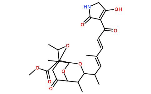 5-[6-(2,5-Dihydro-4-hydroxy-2-oxo-1H-pyrrol-3-yl)-1,3-dimethyl-6-oxo-2,4-hexadienyl]octahydro-2,6,9a-trimethyl-8-oxo-3a,7-epoxy-3aH-furo[3,2-b]oxocin-3-carboxylic acid methyl ester