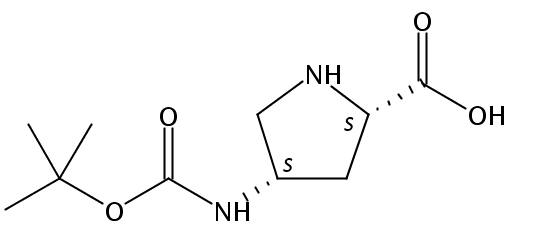 (2S,4S)-4-((tert-Butoxycarbonyl)amino)pyrrolidine-2-carboxylic acid