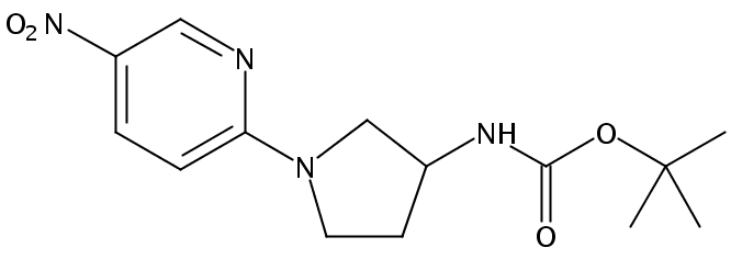 (1-(5-硝基吡啶-2-基)吡咯烷-3-基)氨基甲酸叔丁酯