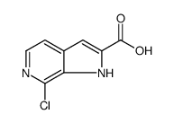 1H-Pyrrolo[2,3-c]pyridine-2-carboxylic acid, 7-chloro