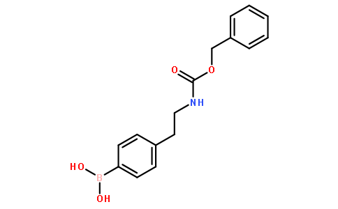 4-(2-(苄氧基羰基氨基)乙基)苯硼酸