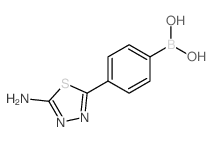 4-(5-氨基-1,3,4-噻二唑-2-基)苯硼酸
