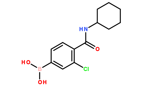 3-氯-4-(环己基甲酰胺基)苯硼酸