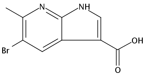 5-溴-6-甲基-7-氮杂吲哚-3-羧酸