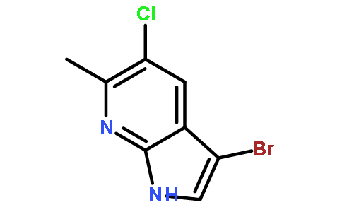3-溴-5-氯-6-甲基-7-氮杂吲哚