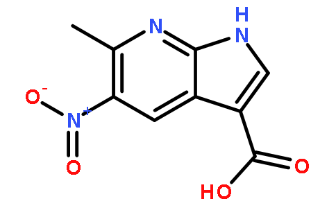 6-甲基-5-硝基-7-氮杂吲哚-3-羧酸