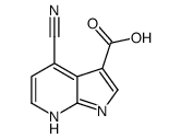 4-氰基-7-氮杂吲哚-3-羧酸
