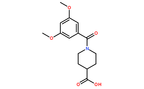 1-（3,5-二甲氧基苯甲酰基）哌啶-4-羧酸