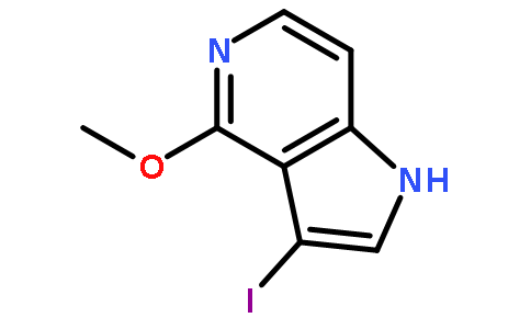 3-碘-4-甲氧基-5-氮杂吲哚
