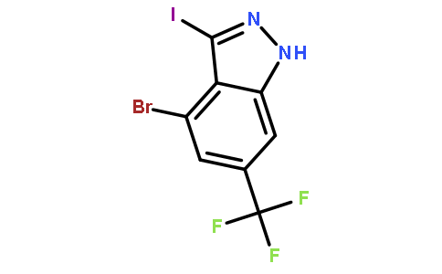 4-溴-3-碘-6-三氟甲基-1H-吲唑