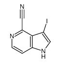 3-iodo-1H-pyrrolo[3,2-c]pyridine-4-carbonitrile